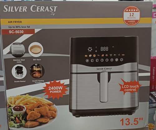 سرخکن دو المنت(بالا و پایین) سیلور کرست 13.5لیتر همراه کاغذ سرخکن مدل SC_5030