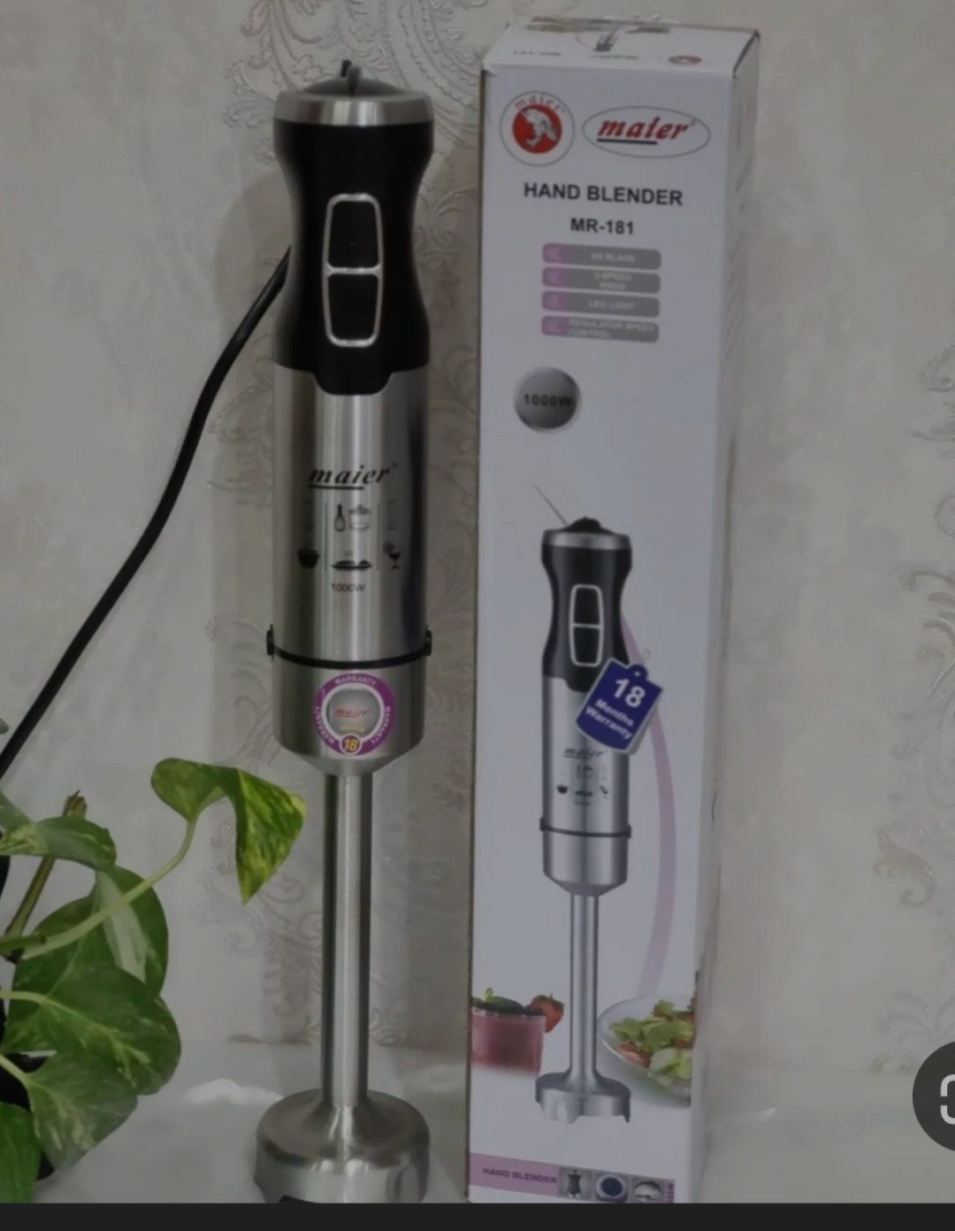 گوشت کوب برقی مایر مدل MR181 تک کاره ۱۰۰۰ وات