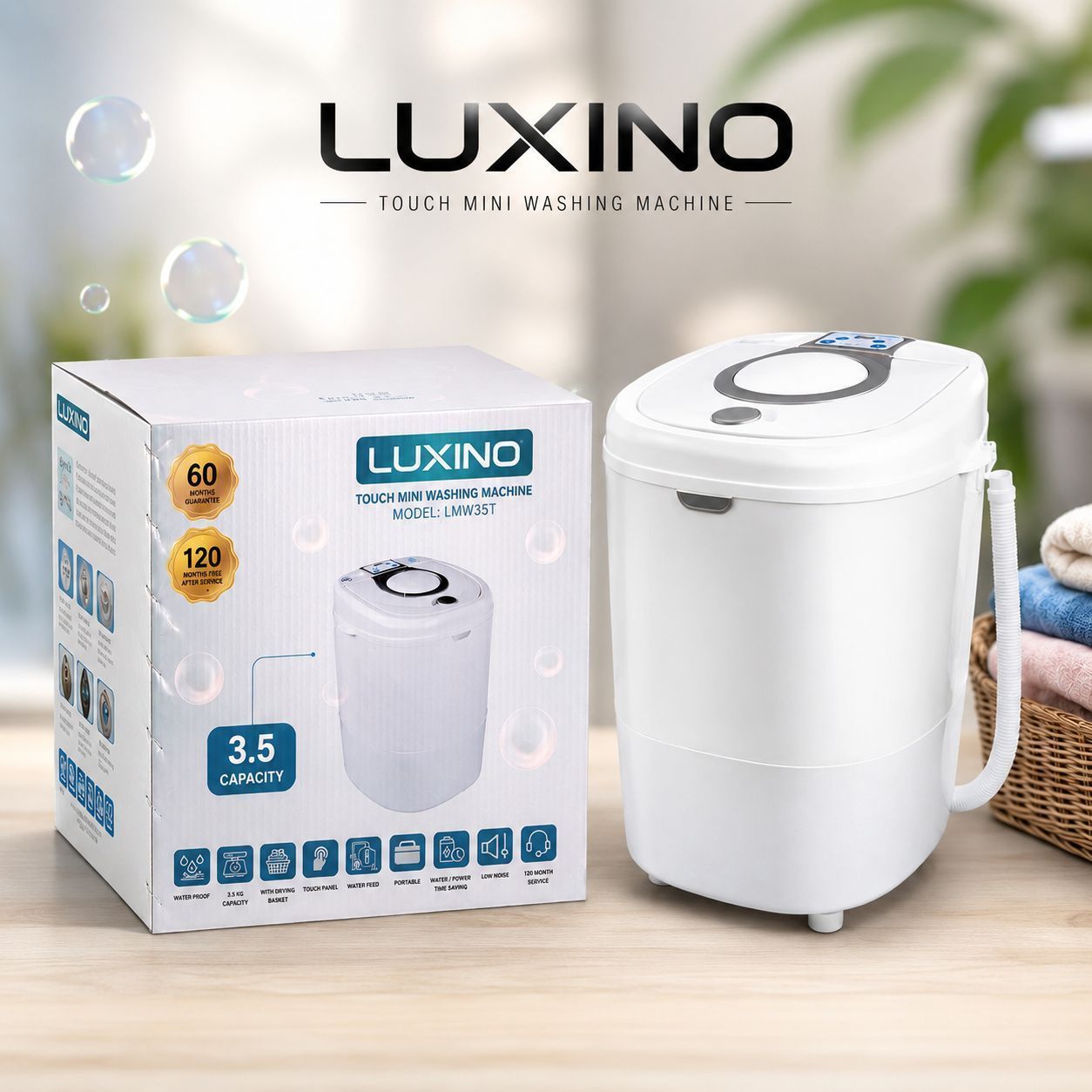 مینی واش دیجیتال لوکسینو مدلLMW35T