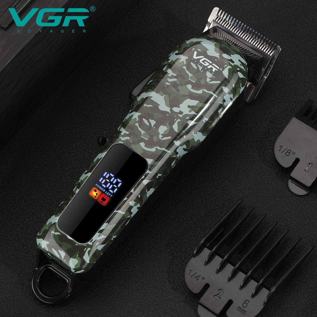 ماشین اصلاح وی جی آر مدل V-665 با تیغه استیل ضد زنگ