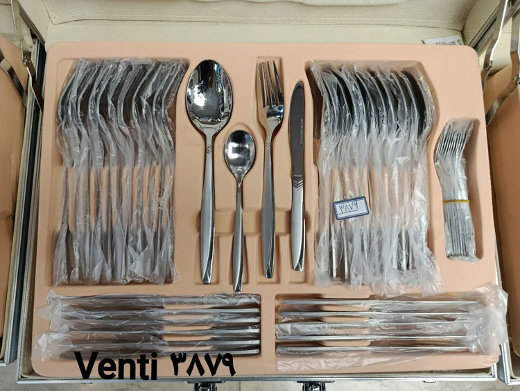 سرویس قاشق و چنگال ۳۰ نفره ۱۴۲ پارچه ونتی - venti