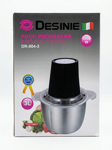 خردکن دسینی مدل DR804-3 ظرفیت ۳ لیتر با کاسه استیل