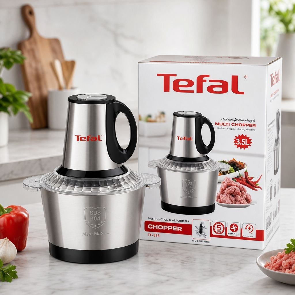 خردکن تک کاسه مدل TF_836 ظرفیت3.5 لیتری مارک تفال