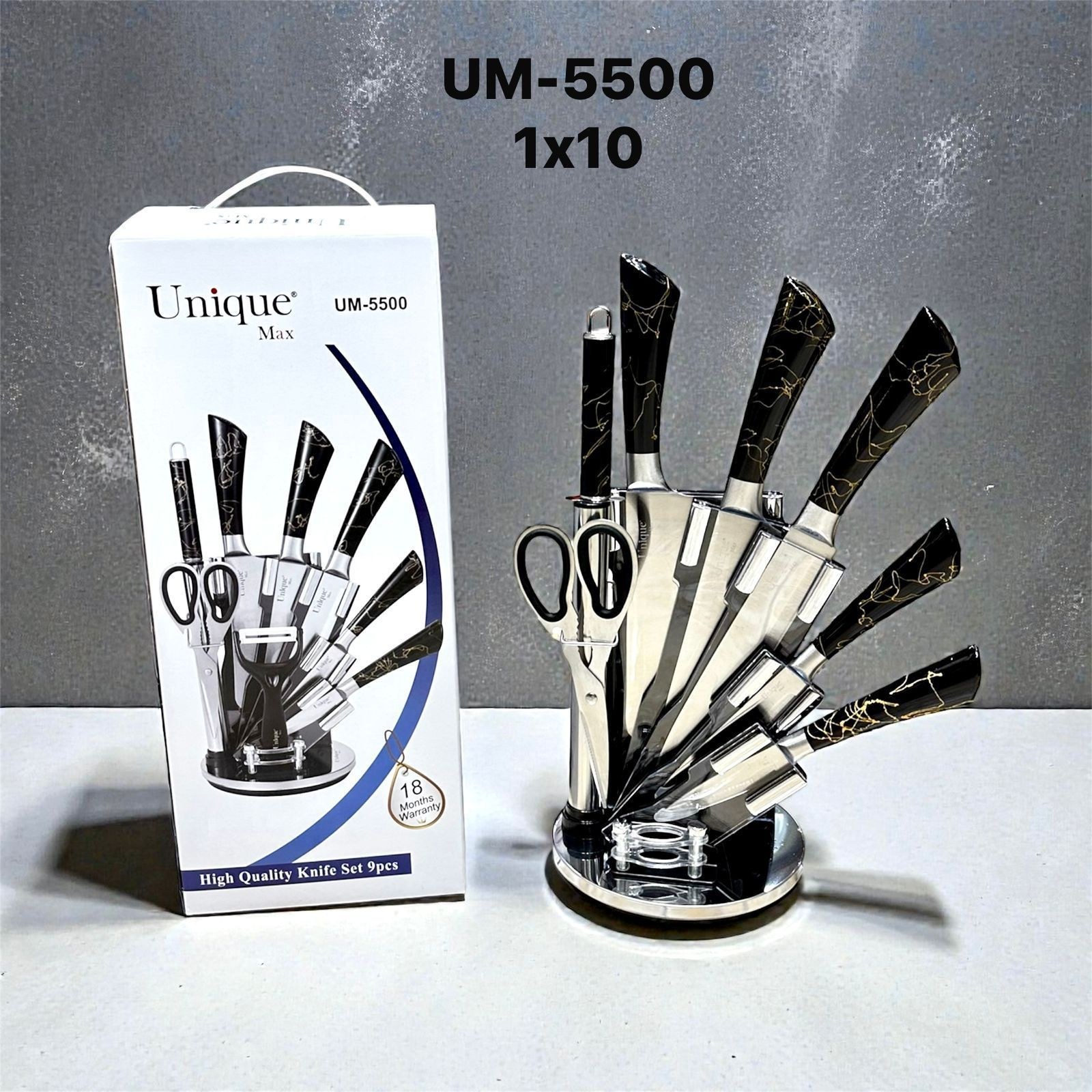 ست چاقوی آشپزخانه یونیک مدل UM5500