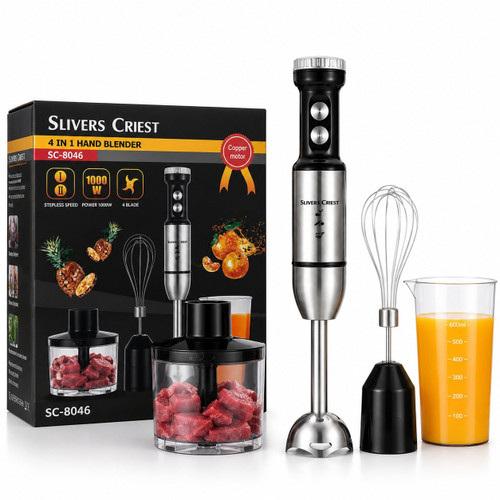 گوشت کوب برقی 4 کاره سیلور کرست SC-8046 موتور مس 1000 وات