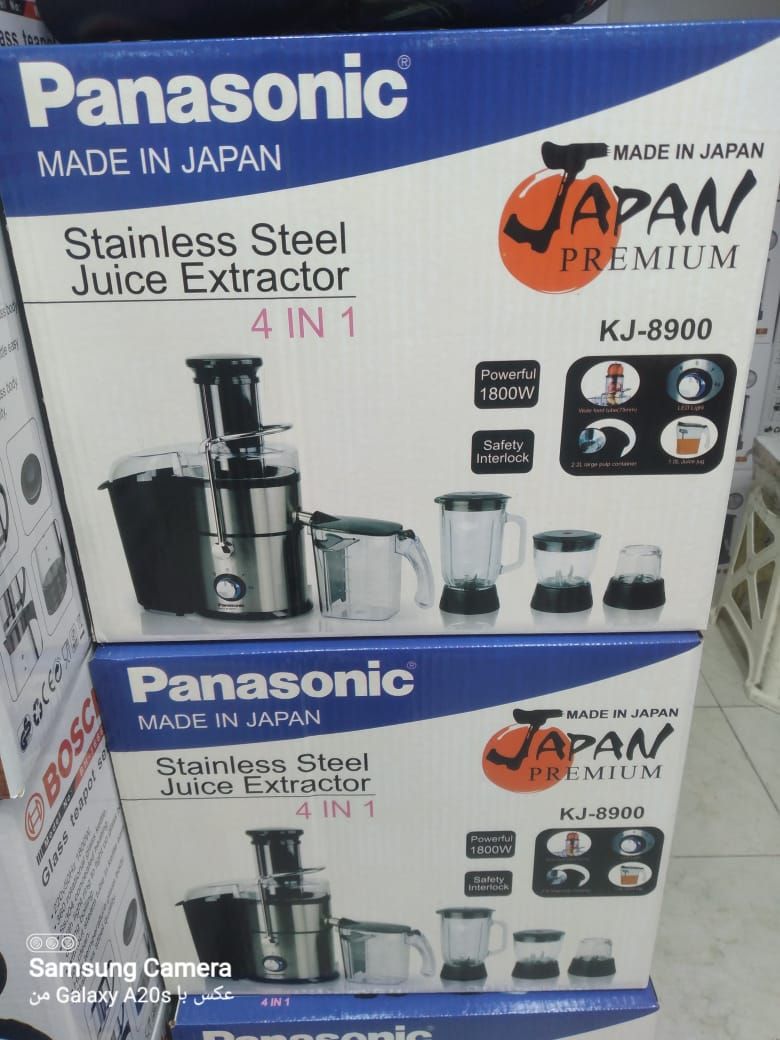 آبمیوه گیری پاناسونیک مدل KJ-8900 ظرفیت ۲ لیتر ۴ کاره