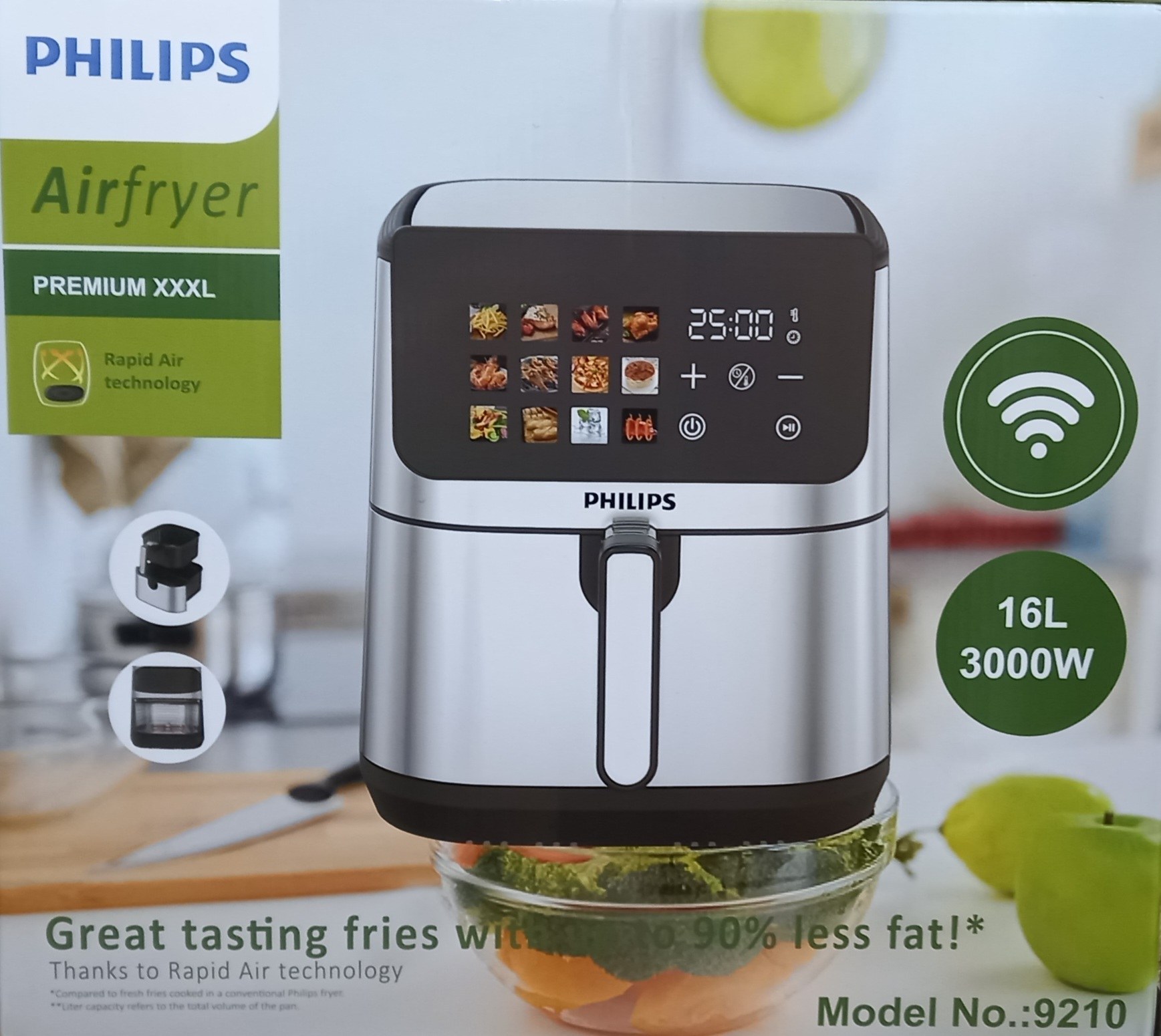 سرخ کن بدون روغن فیلیپس مدل 9210 ظرفیت ۱۶ لیتر