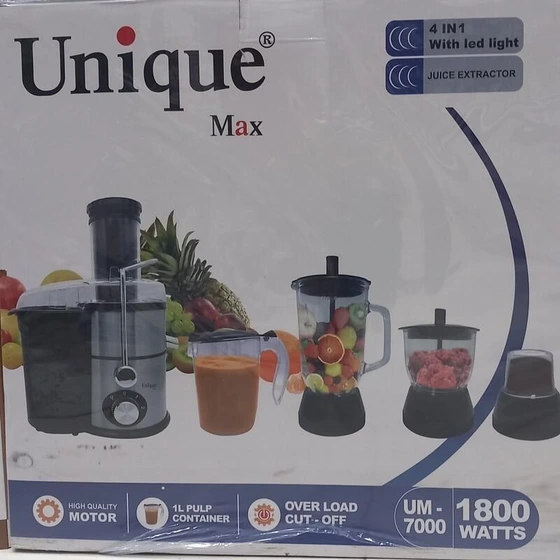آبمیوه گیری چهار کاره یونیک مدل UM7000 ظرفیت ۶.۲ لیتر